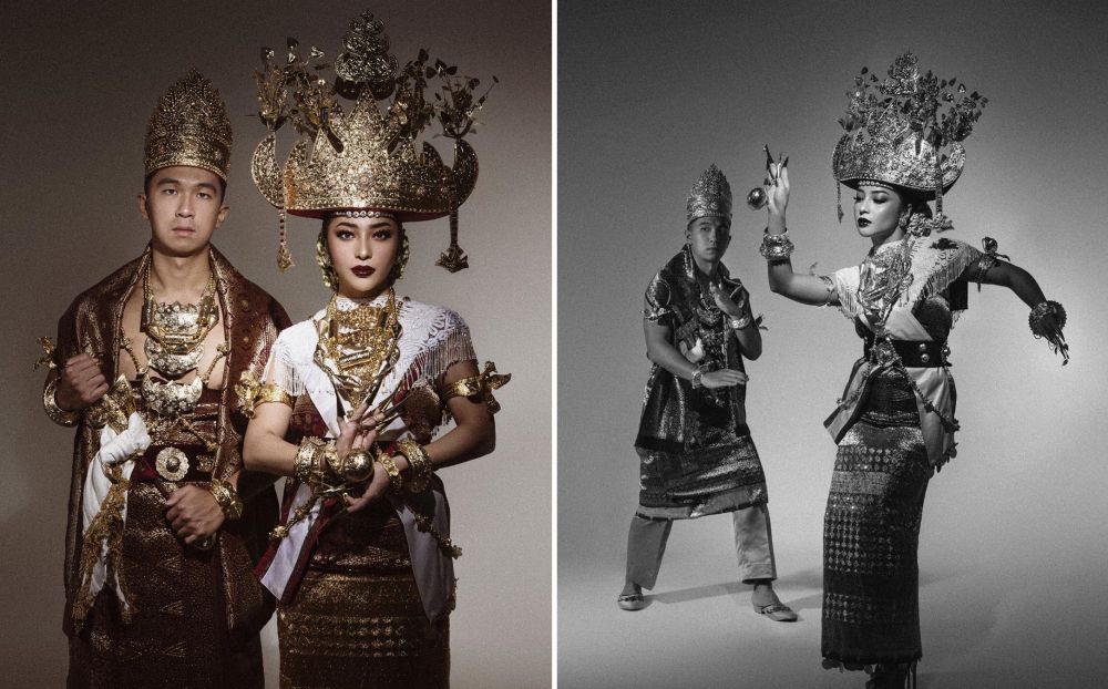 Gaya prewedding 6 seleb kenakan busana adat Sumatera, menawan