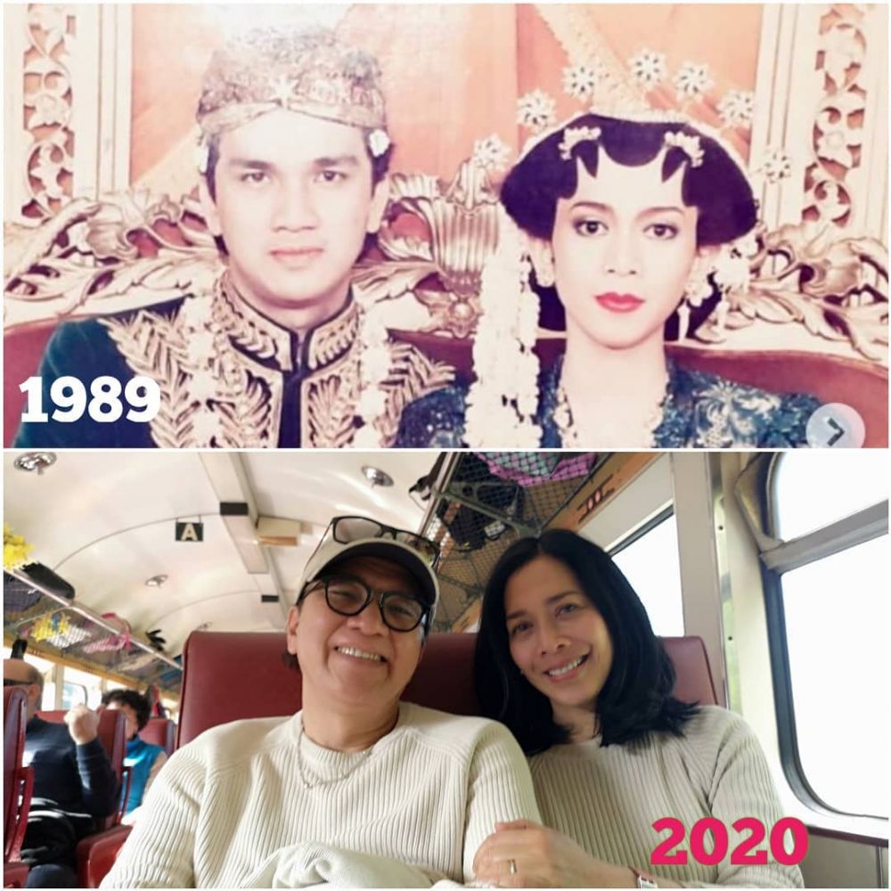 Potret lawas 10 seleb 90-an saat menikah, curi perhatian