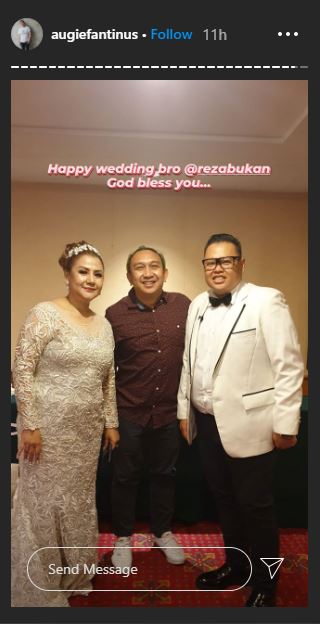 Momen bahagia Reza Bukan menikah dengan pendeta