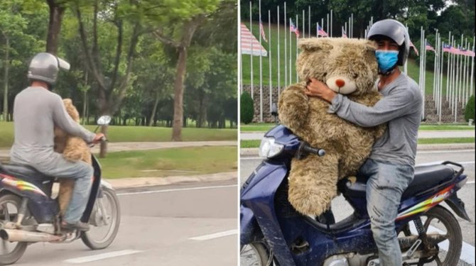 Kisah pria ambil boneka beruang dari bak sampah, alasannya bikin haru