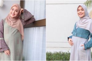 10 Potret Vebby Palwinta tunjukkan baby bump, aura cantiknya terpancar