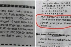10 Soal ujian matematika lucu ini absurd abis, bikin murid keheranan