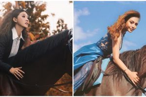 Pemotretan 10 seleb naik kuda, gayanya bikin terpana