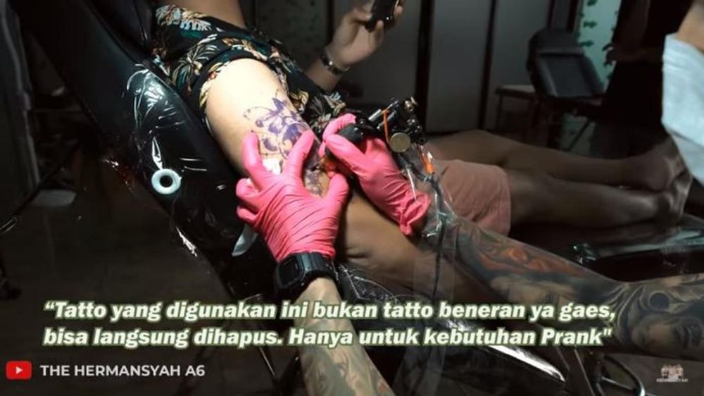 8 Momen Aurel & Azriel prank bikin tato, Ashanty sampai nangis