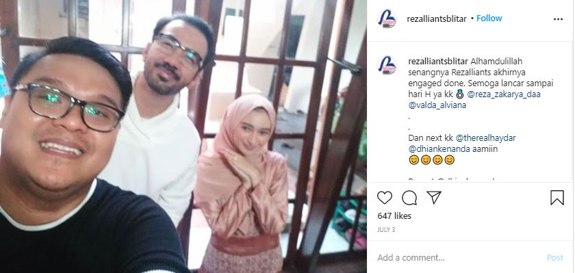 5 Perjalanan cinta Reza D'Academy dan Valda Alviana, jalani taaruf