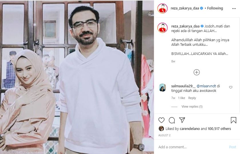 5 Perjalanan cinta Reza D'Academy dan Valda Alviana, jalani taaruf