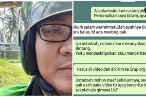 Takut anaknya dibully, chat driver ojek online dan guru bikin haru