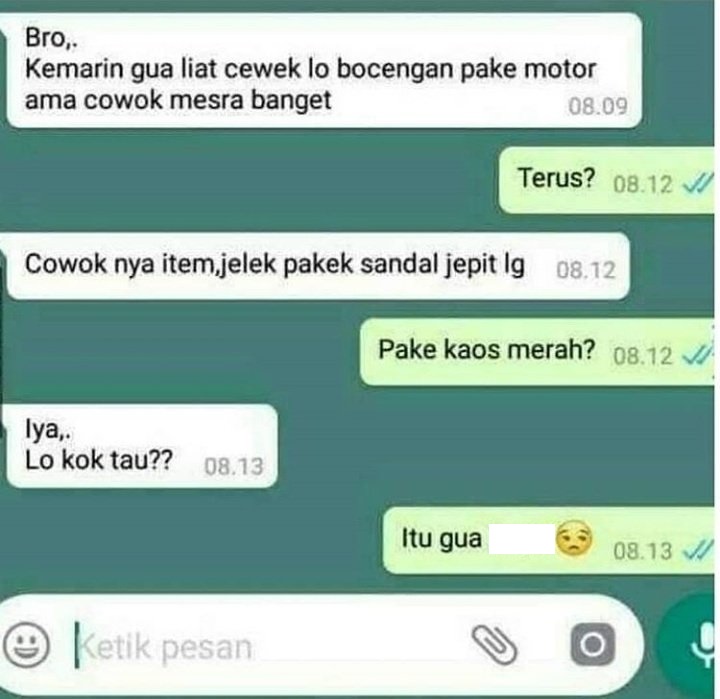 10 Chat pertanyaan dari teman di WA, jawabannya bikin tepuk jidat