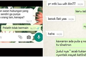 10 Chat pertanyaan dari teman di WA, jawabannya bikin tepuk jidat