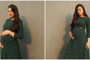 8 Potret kejutan ulang tahun Asmirandah ke-31, dapat banyak bunga