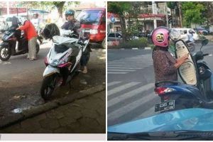 10 Aksi emak-emak berhenti di tengah jalan ini sukses bikin emosi