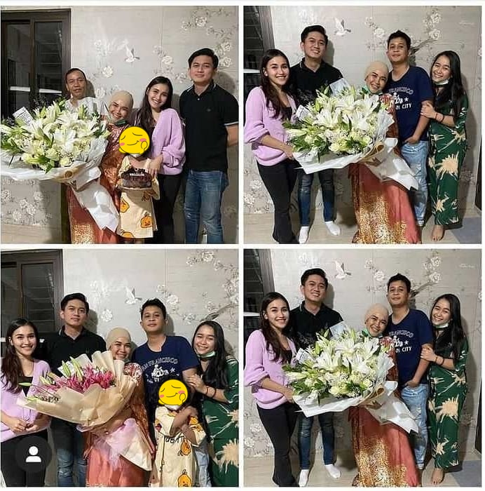 Hadir di momen ultah ibunda Ayu Ting Ting, sosok pria ini jadi sorotan
