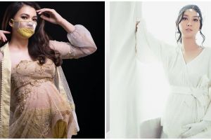 Gaya pemotretan maternity 7 Puteri Indonesia, auranya terpancar