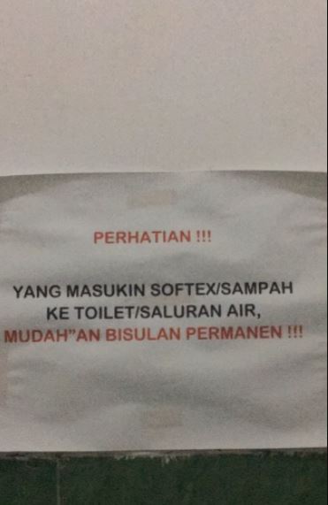 17 Peringatan di kos cewek ini malah bikin yang baca geli