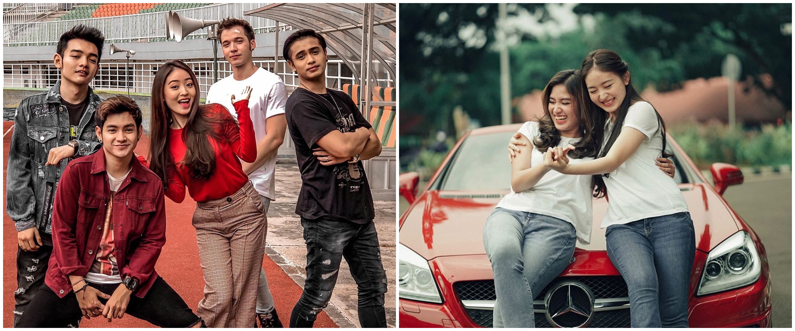 10 Potret Natasha Wilona bareng pemain 'Anak Band', jadi ajang reuni