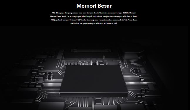 Harga Vivo Y12 beserta spesifikasi dan kelebihannya