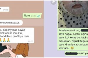 10 Chat lucu minta maaf ke guru & dosen ini bikin tepuk jidat