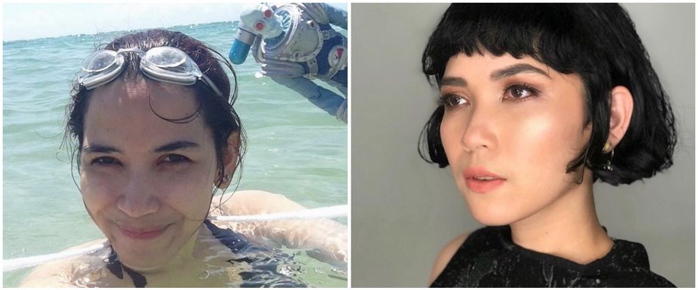 Penampilan 6 pemain Samudra Cinta pakai vs tanpa makeup