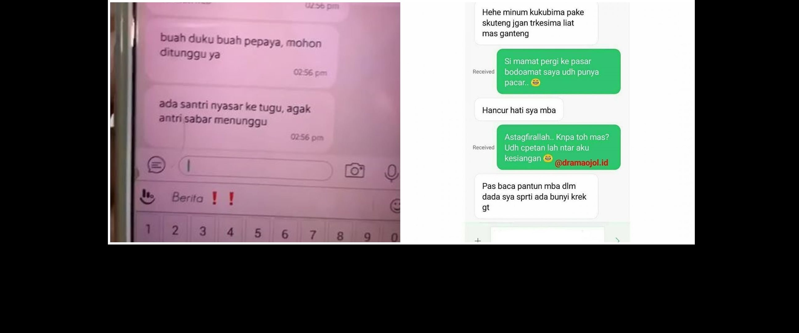 20 Chat pantun ala driver ojol, bikin customer nyengir seharian