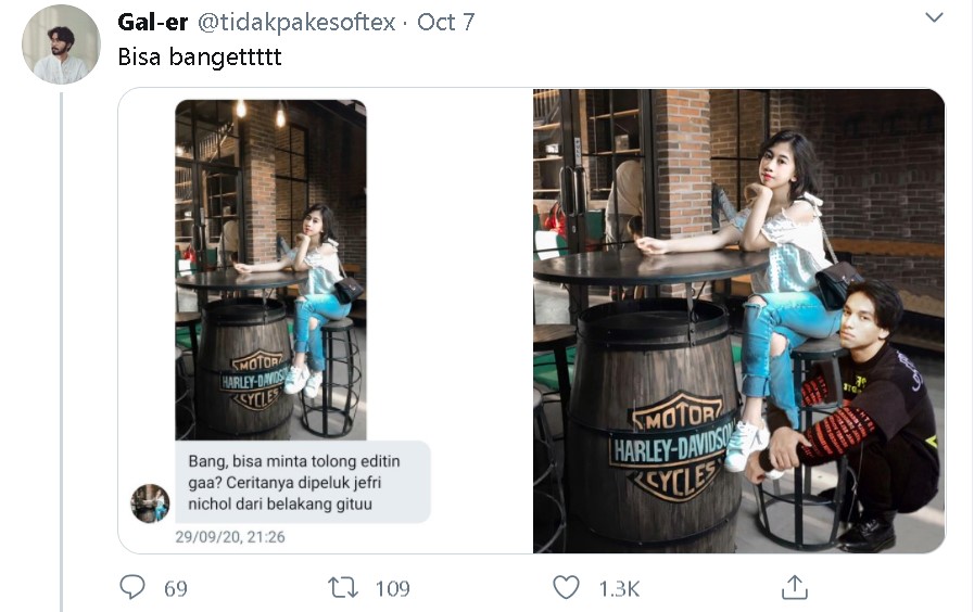 10 Wanita ini minta fotonya dieditin biar keren, hasilnya bikin ngakak