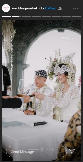 10 Momen pernikahan Atries Angel mantan Chef Juna, pakai adat Sunda