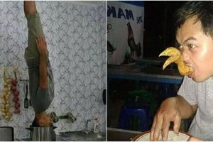 20 Potret lucu bapak-bapak bertingkah absurd, bikin senyum getir