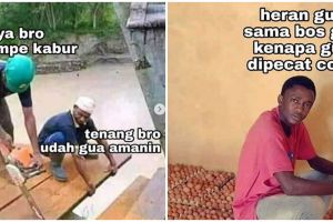 10 Caption foto momen apes ini bikin meringis sambil tahan tawa