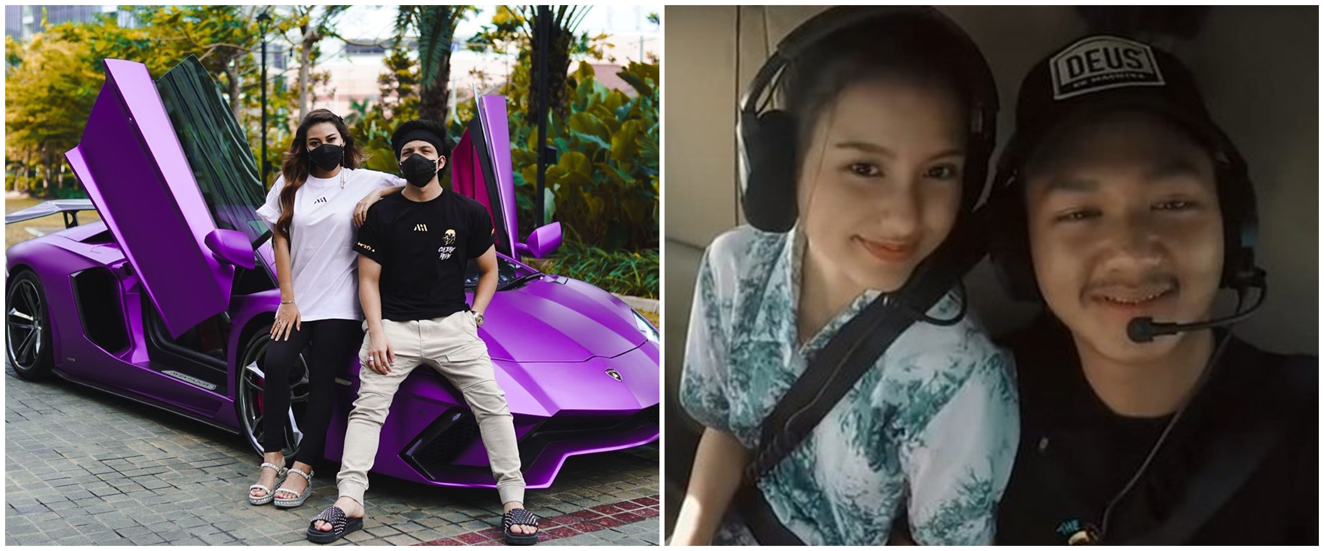 Potret kencan mewah 6 pasangan seleb muda, Azriel naik helikopter