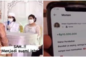 Viral pernikahan dengan mahar saldo Rp 10 juta di aplikasi ojek online