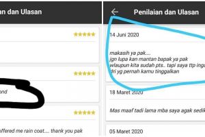 10 Testimoni lucu bintang lima di aplikasi ojek online, bikin nyengir