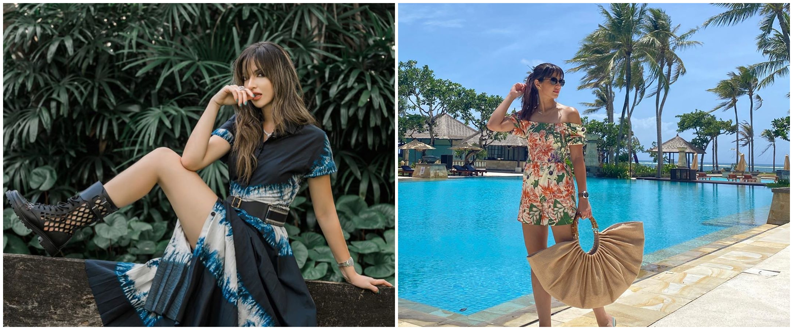 10 Potret terbaru Nia Ramadhani dengan rambut berponi, makin stunning