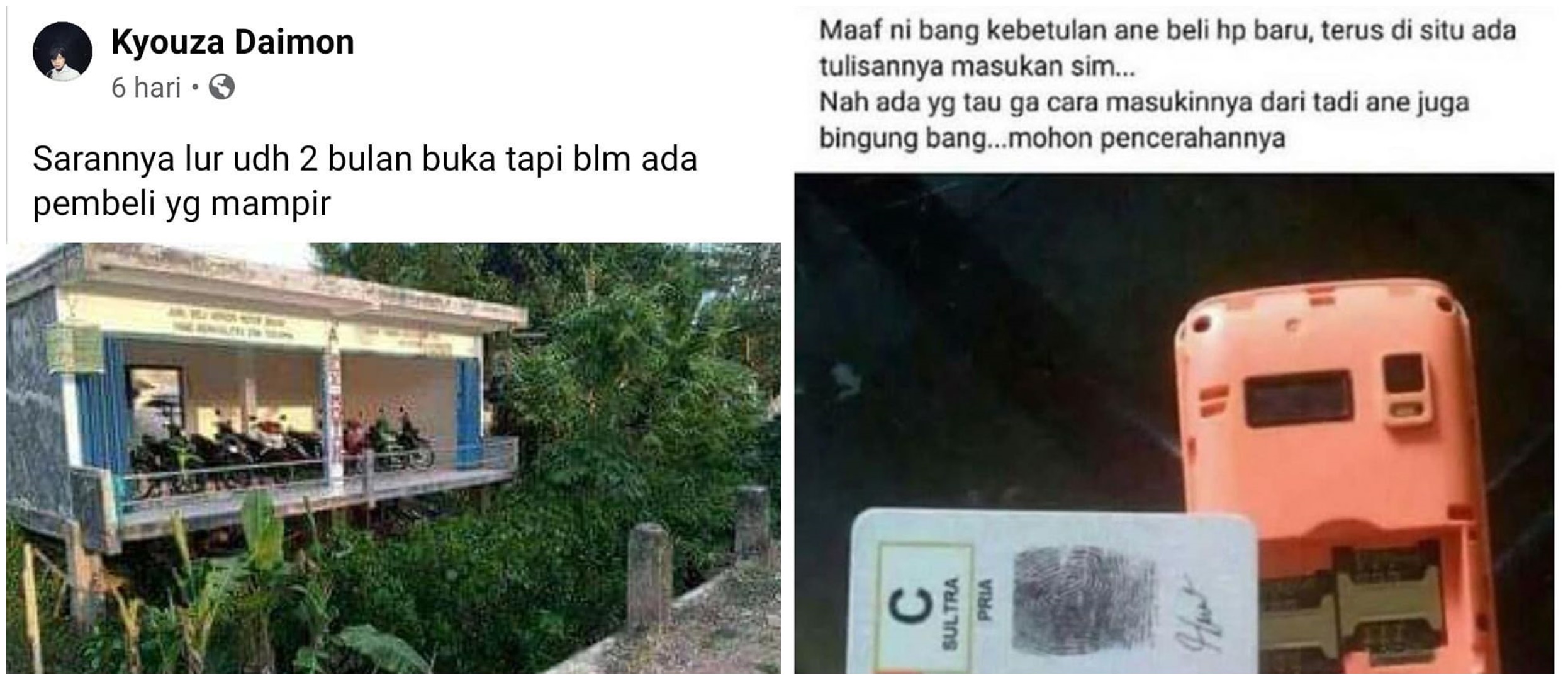 13 Status bapak-bapak minta saran di grup FB ini receh tapi lucu