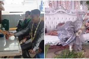 Viral pasangan gelar acara nikah dengan cara unik, kelewat santai