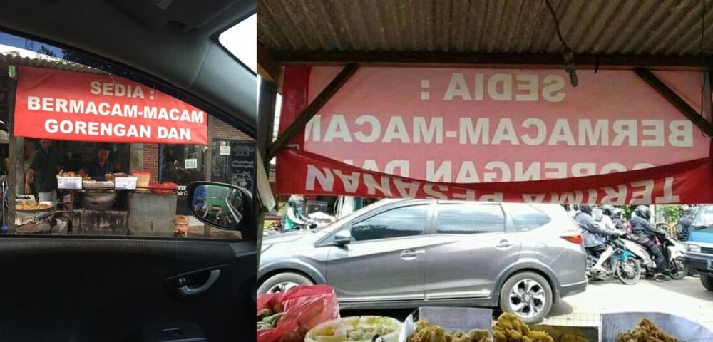 10 Tulisan di spanduk ini bikin mikir keras saat pertama lihat