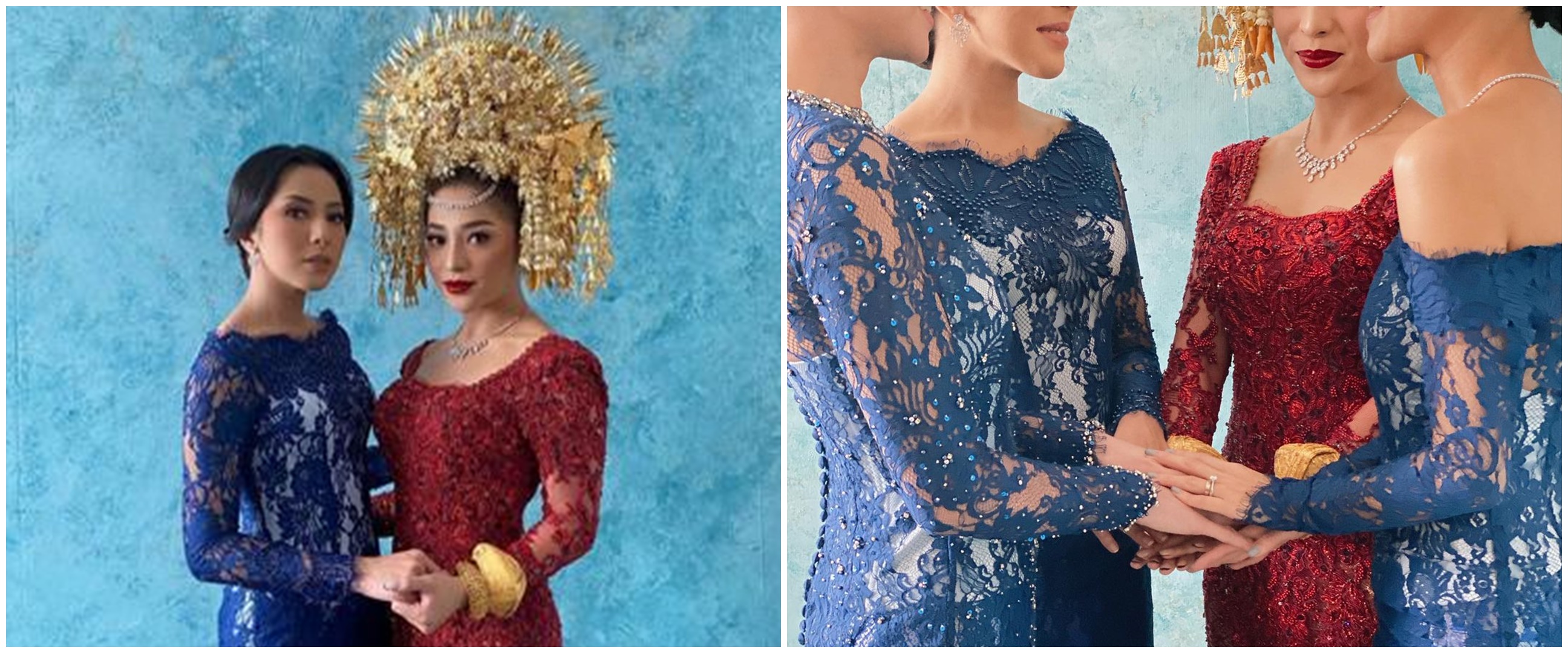 7 Potret bridesmaid pernikahan Nikita Willy, penampilannya anggun