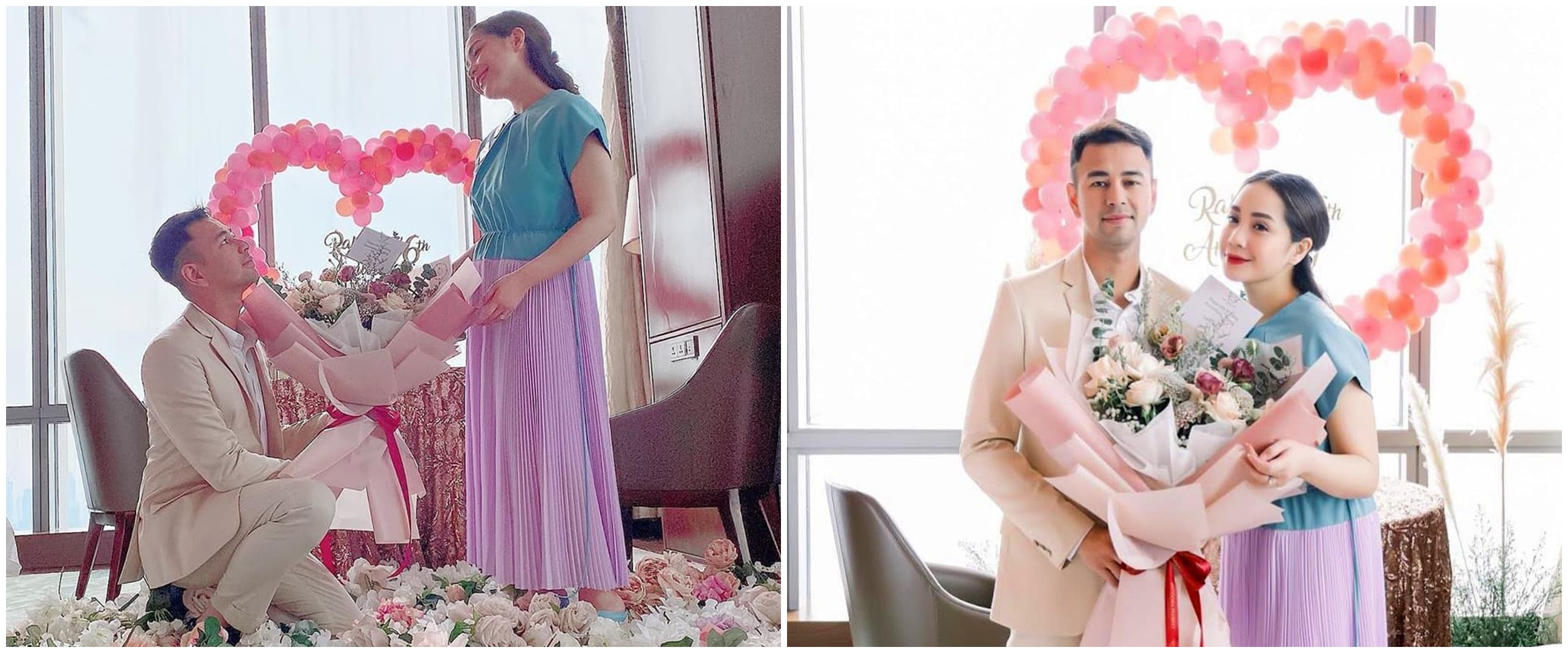 10 Momen anniversary Nagita Slavina & Raffi Ahmad, romantis