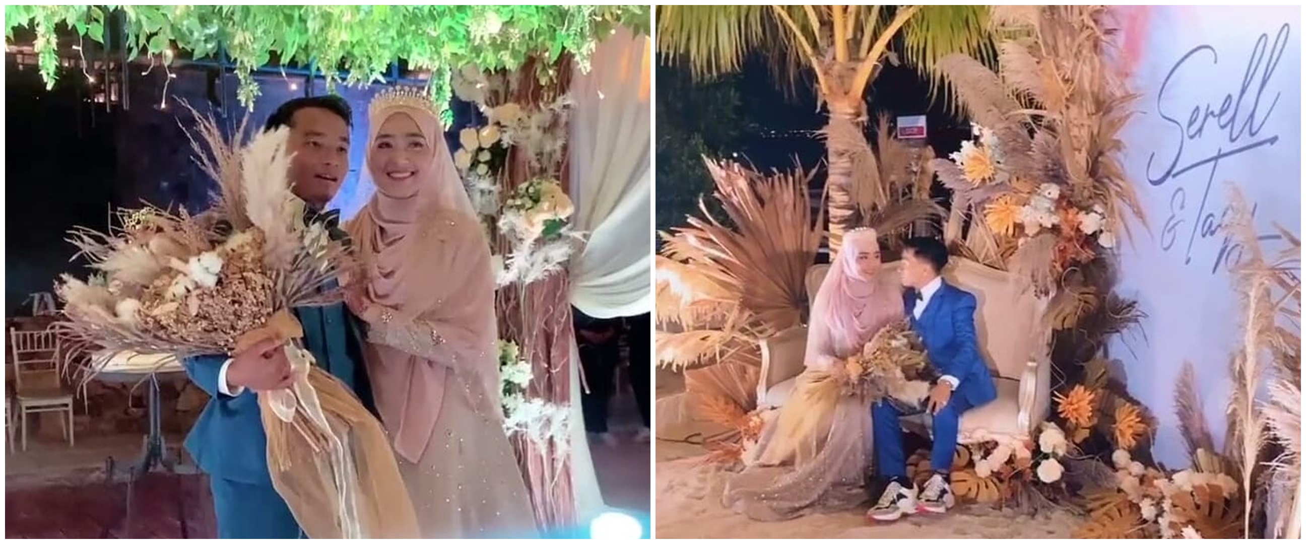 10 Momen resepsi Taqy Malik & Serell Nadirah, meriah dan romantis