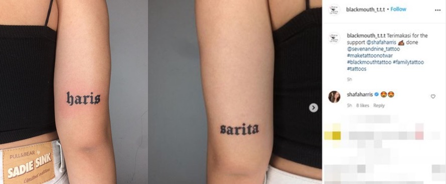 Shafa Harris bikin tato baru di kedua lengan, desainnya curi perhatian