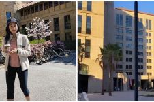 7 Potret asrama Maudy Ayunda di Stanford University, gedungnya megah