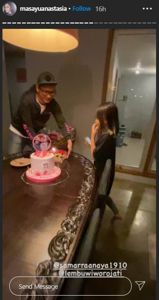 Sudah cerai, ini 7 momen Masayu & Lembu kompak rayakan ultah anak