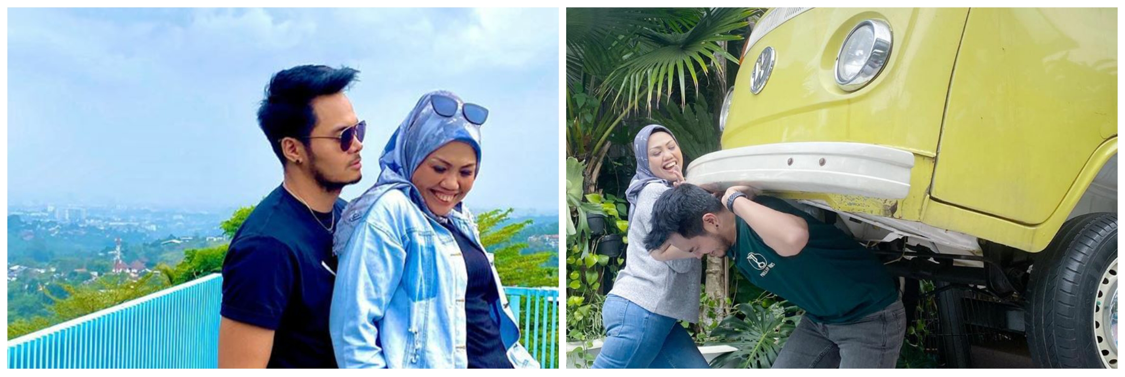 10 Momen seru liburan Elly Sugigi bareng kekasih, curi perhatian