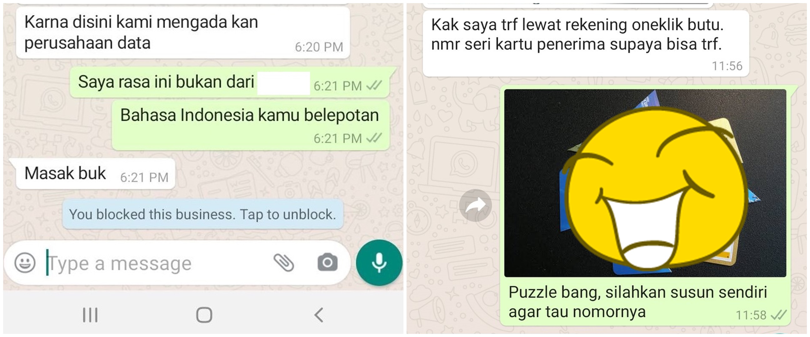 11 Chat mau menipu ini bikin geli, belum berhasil udah ketahuan
