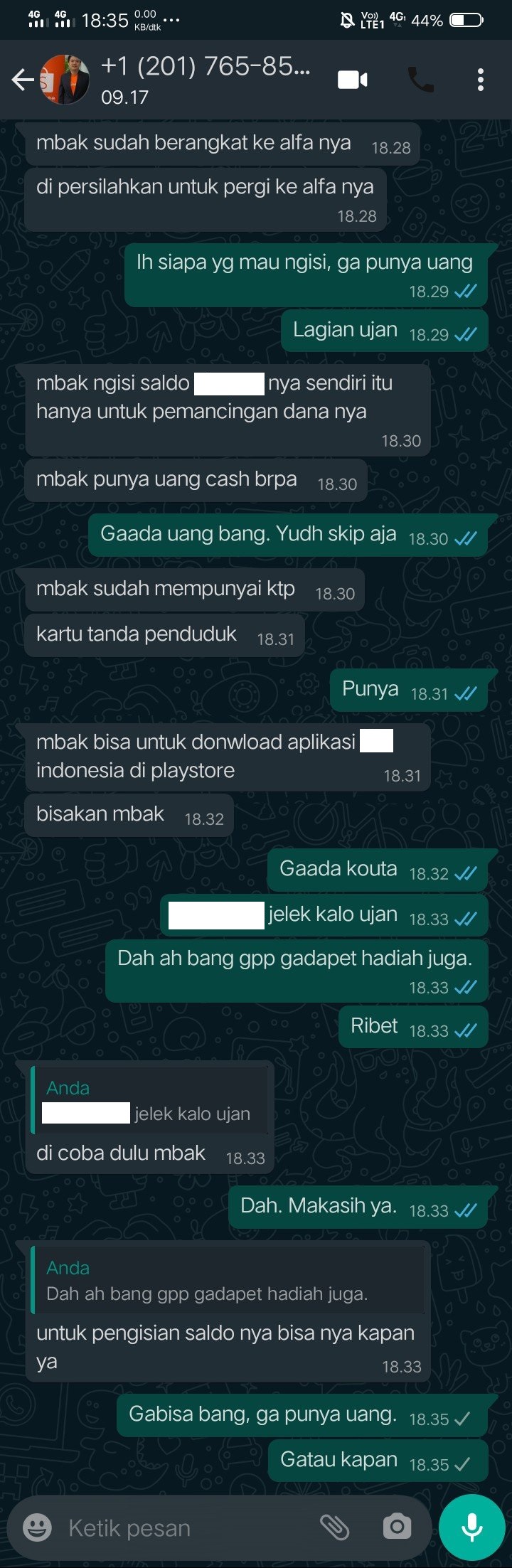 11 Chat mau menipu ini bikin geli, belum berhasil udah ketahuan