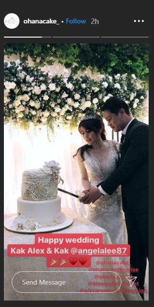 Dinikahi pengusaha tajir, ini 10 momen pernikahan Angela Lee