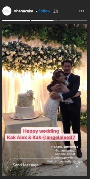 Dinikahi pengusaha tajir, ini 10 momen pernikahan Angela Lee