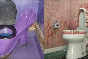 10 Desain toilet duduk nyeleneh ini bikin nggak jadi kebelet
