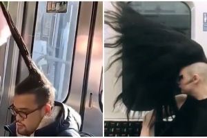 10 Gaya rambut nyeleneh penumpang ini bikin kamu nyengir