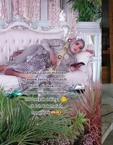 11 Kelakuan nyeleneh pengantin saat di pelaminan, bikin senyum kecut