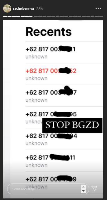 Kesal diminta ikut asuransi, ini ungkapan geram Rachel Vennya