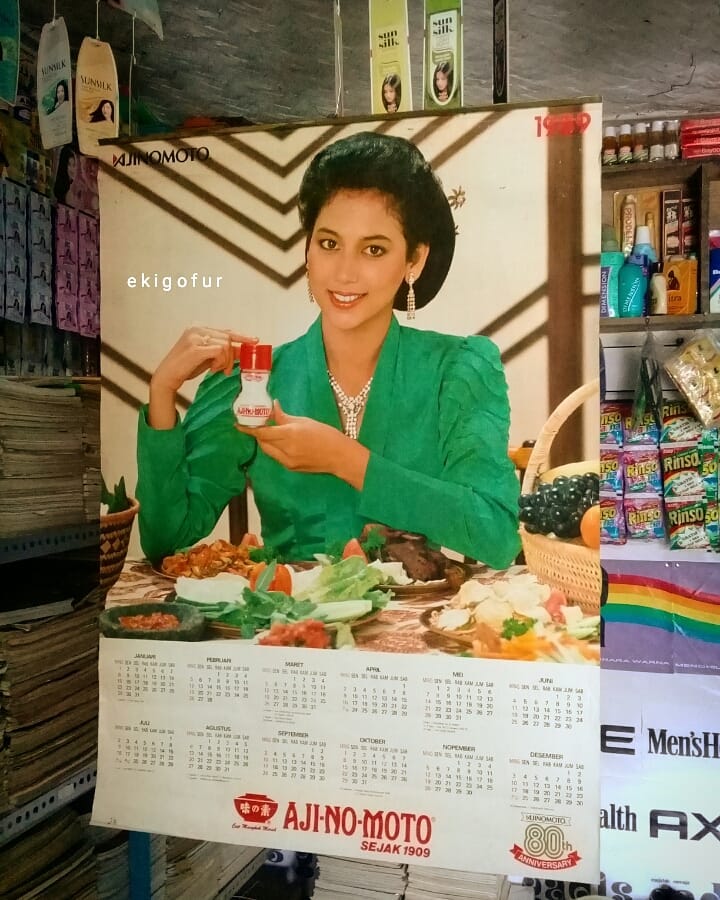 10 Potret Meriam Bellina jadi model kalender jadul, bikin nostalgia